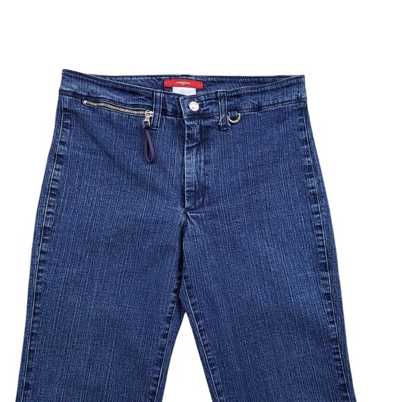 Vertigo Boot Cut Jeans Womens 4 Denim Flare France Y2K Vintage - Picture 2 of 10